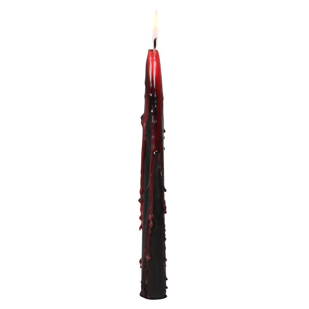 Set mit 8 Gothic Vampire Blood Leuchterkerzen