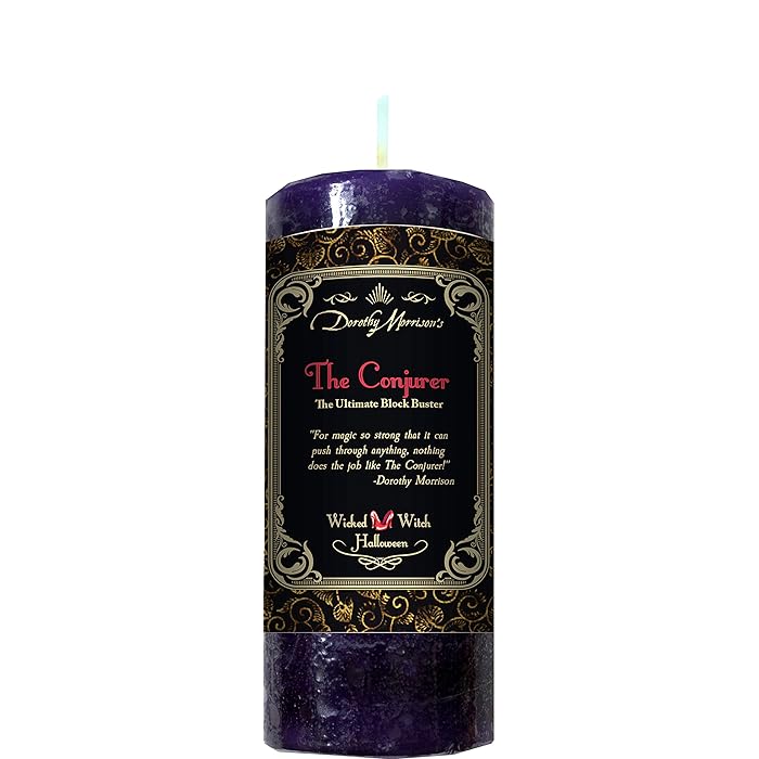 The Conjurer Wicked Witch Mojo Kerze, in violett, erhältlich bei Schwarzer Kater